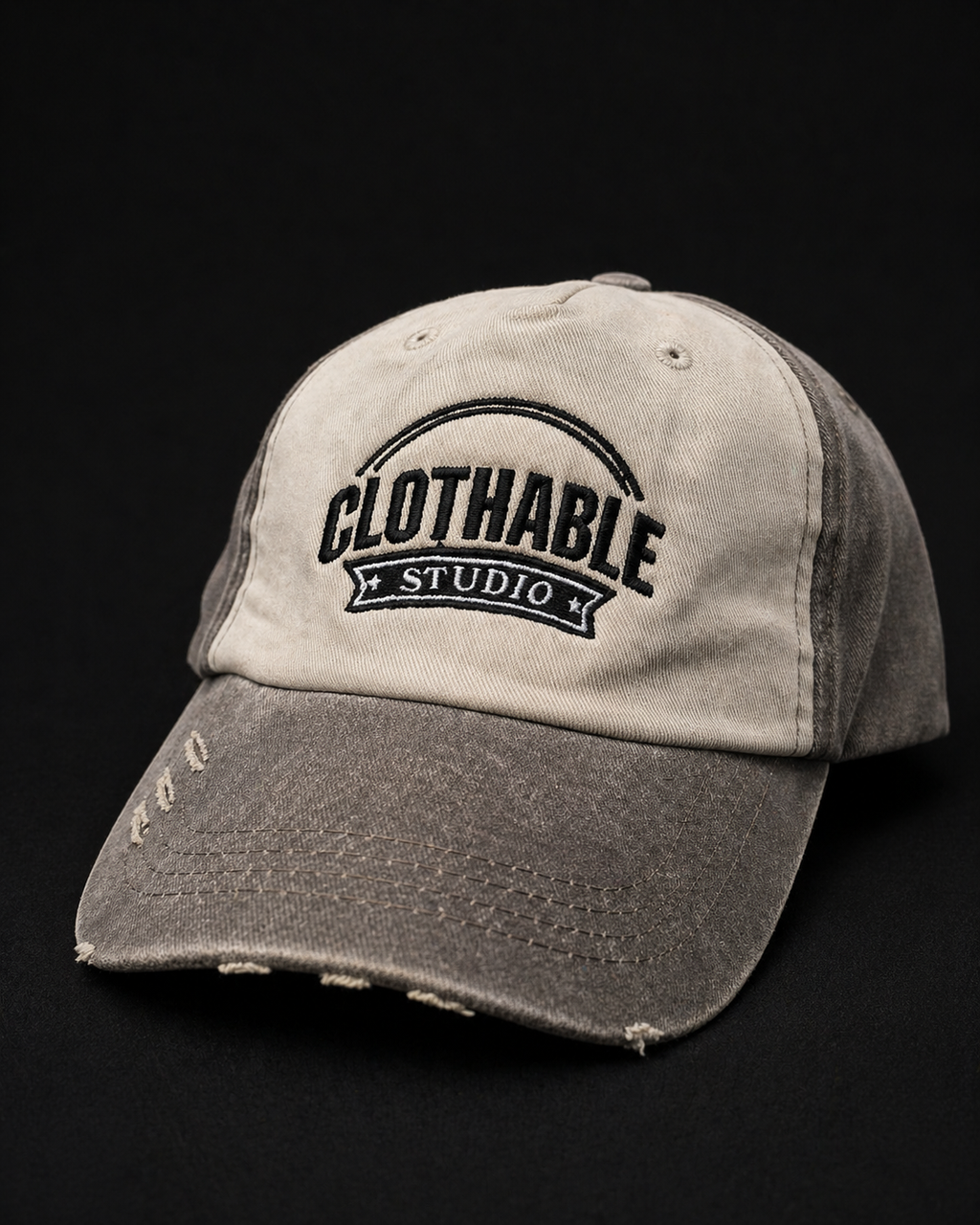 Clothable Studio Trucker Cap – Vintage Distressed Streetwear Hat (South Africa)