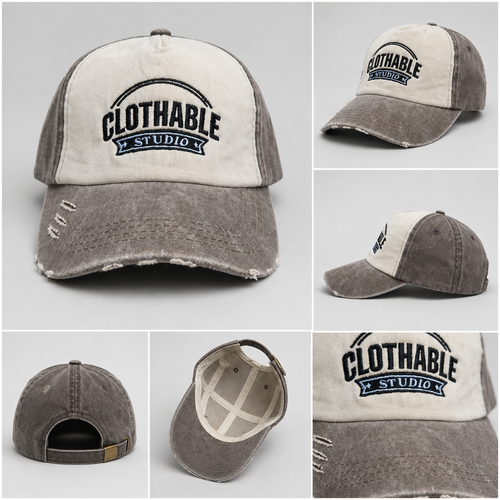 Clothable Studio Trucker Cap – Vintage Distressed Streetwear Hat (South Africa)